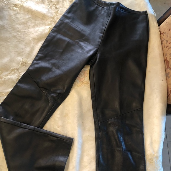 Danier Vintage Leather Pants - Picture 3 of 9